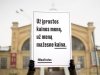 Manifestas sostines gatvese
