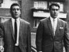 Notorious London gangsters Ronnie and Reggie Kray