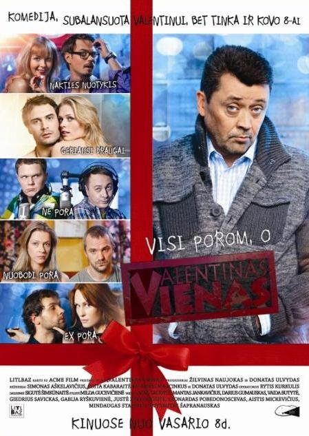 Filmo „Valentinas Vienas“ plakatas