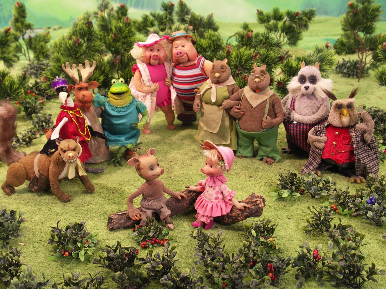 Kadras iš animacinio filmo „Kiauliukų laimė“ Kino teatro „Skalvijos“ archyvas