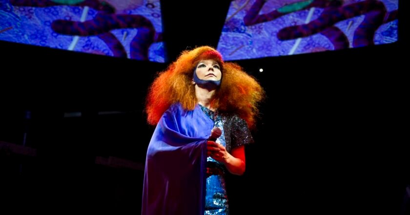 Kadras iš „Björk: Biophilia live“ Kino teatro „Romuva“ archyvas