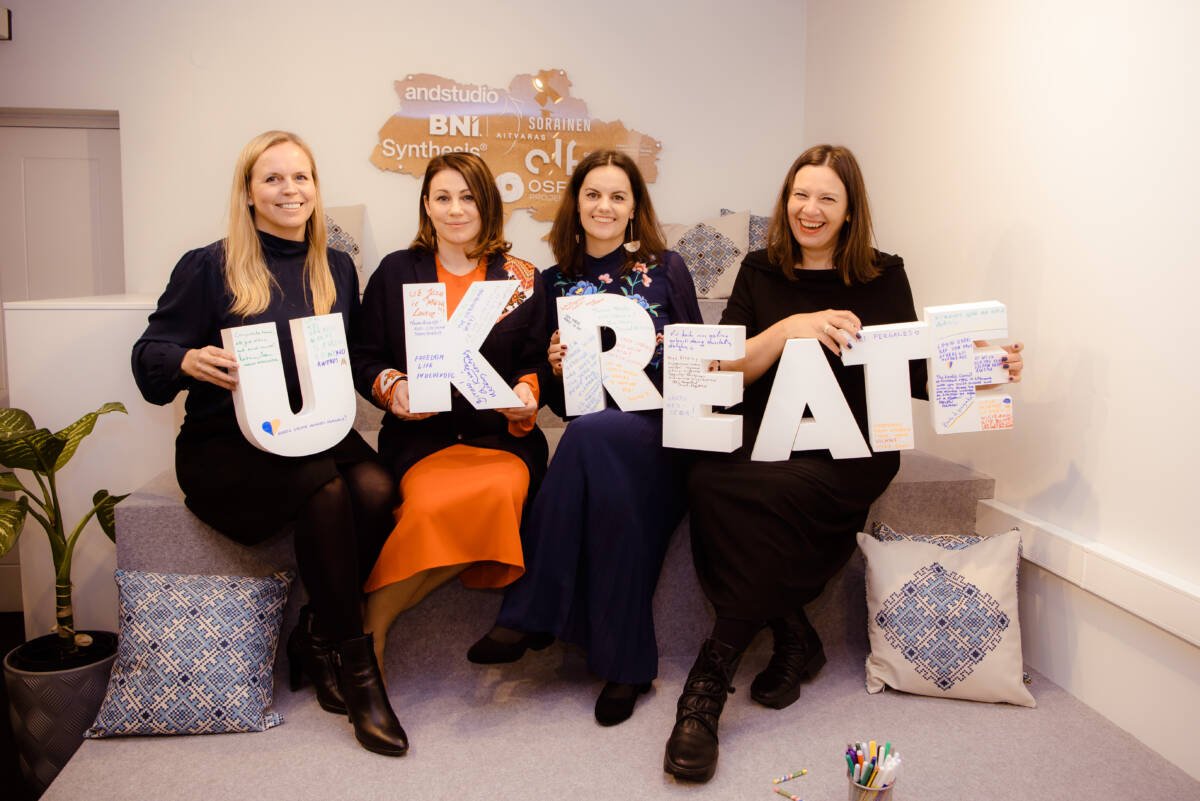 Ukrainos pilietinės visuomenės hub‘o „Ukreate“ atidarymas  Fotografė Ana Vaškevič