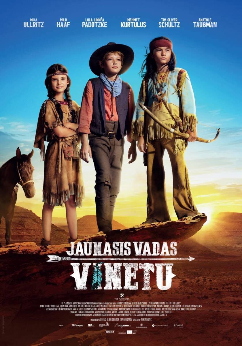 Filmo „Jaunasis vadas Vinetu“ plakatas
